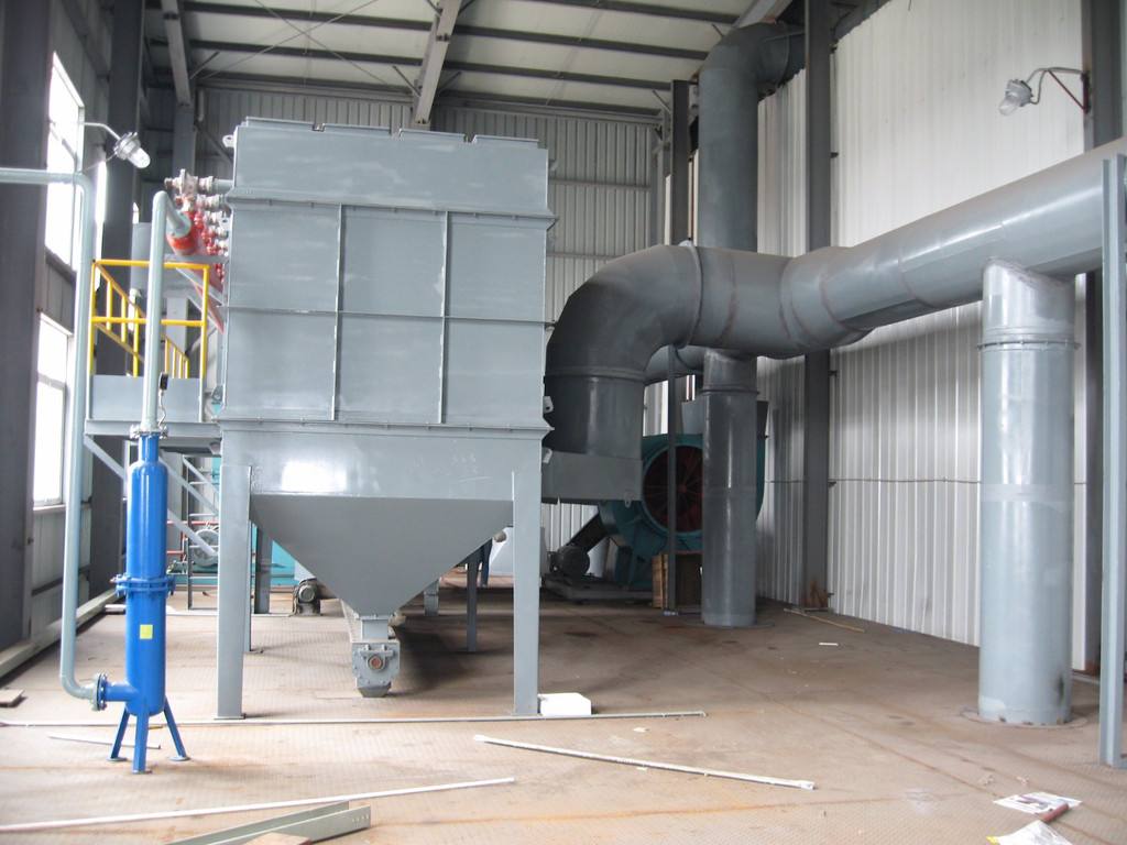 礦山機(jī)械回轉(zhuǎn)反吹扁袋除塵器